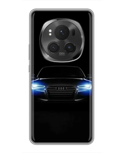 Чехол для Huawei Honor Magic 6 Pro с картинкой «Audi в неоне»