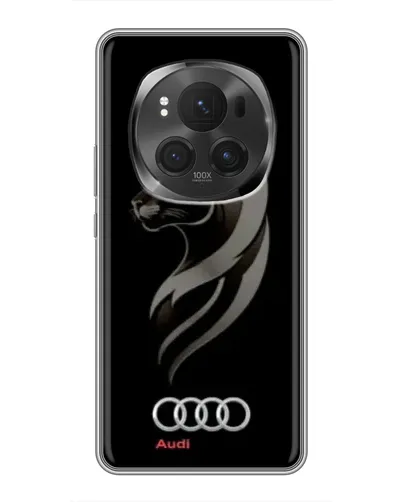 Чехол для Huawei Honor Magic 6 Pro с картинкой «Графика — пантера и Audi»