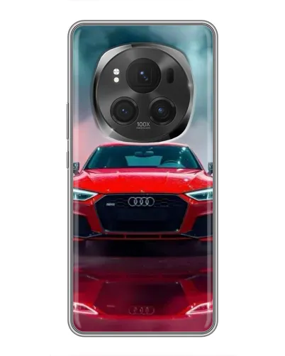 Чехол для Huawei Honor Magic 6 Pro с картинкой «Audi RS — красный стиль»