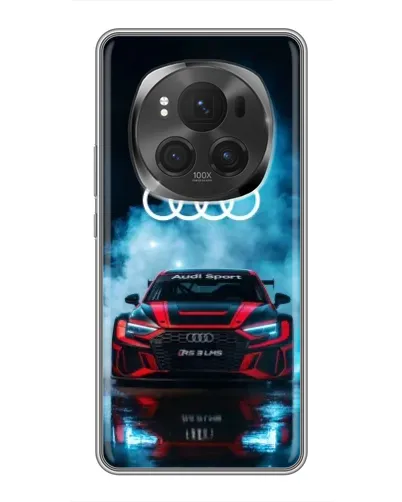 Чехол для Huawei Honor Magic 6 Pro с картинкой «Audi Sport — неон»