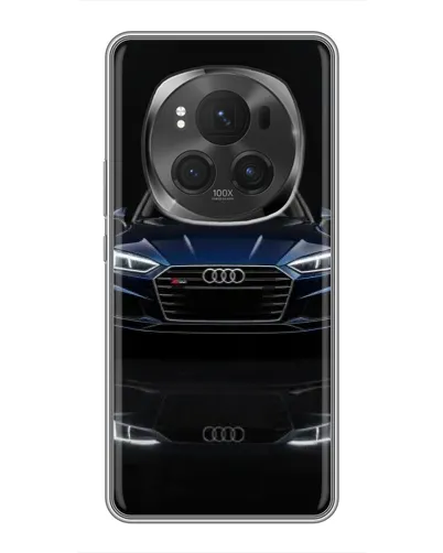 Чехол для Huawei Honor Magic 6 Pro с картинкой «Audi — ночное отражение»