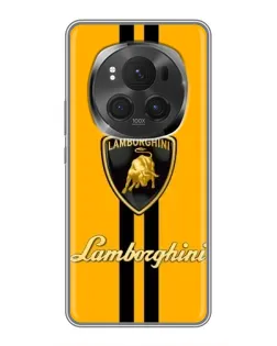 Чехол для Huawei Honor Magic 6 Pro с картинкой «Lamborghini Stripe желтый» Чехол для Huawei Honor Magic 6 Pro с картинкой «Lamborghini Stripe желтый»