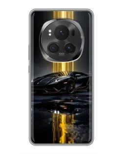 Чехол для Huawei Honor Magic 6 Pro с картинкой «Ночной Lamborghini драйв» Чехол для Huawei Honor Magic 6 Pro с картинкой «Ночной Lamborghini драйв»