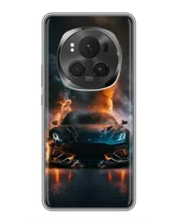 Чехол для Huawei Honor Magic 6 Pro с картинкой «Lamborghini дымная эстетика»