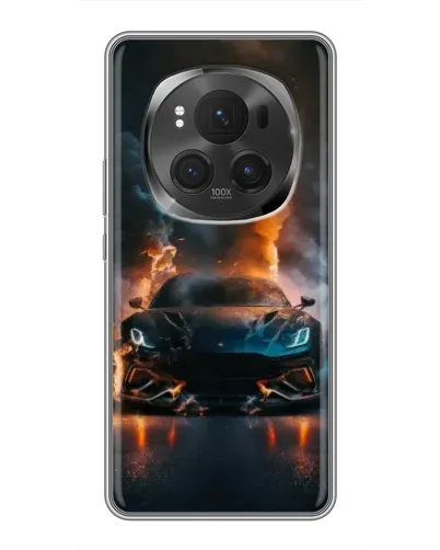 Чехол для Huawei Honor Magic 6 Pro с картинкой «Lamborghini дымная эстетика»