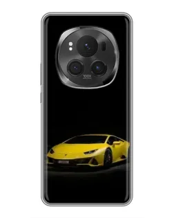 Чехол для Huawei Honor Magic 6 Pro с картинкой «Lamborghini желтый акцент»