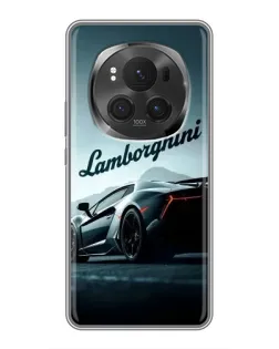 Чехол для Huawei Honor Magic 6 Pro с картинкой «Классическая надпись Lamborghini»