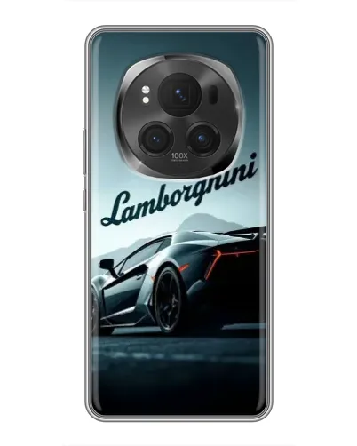 Чехол для Huawei Honor Magic 6 Pro с картинкой «Классическая надпись Lamborghini»