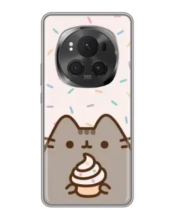 Чехол для Huawei Honor Magic 6 Pro с картинкой «Пушин с кексом»