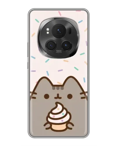 Чехол для Huawei Honor Magic 6 Pro с картинкой «Пушин с кексом» Чехол для Huawei Honor Magic 6 Pro с картинкой «Пушин с кексом»