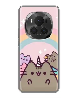 Чехол для Huawei Honor Magic 6 Pro с картинкой «Единорог Pusheen»