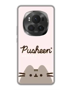 Чехол для Huawei Honor Magic 6 Pro с картинкой «Pusheen логотип»