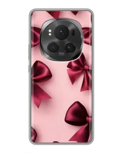 Чехол для Huawei Honor Magic 6 Pro с картинкой «Бордовый атлас»