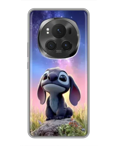 Чехол для Huawei Honor Magic 6 Pro с картинкой «Стич на рассвете»