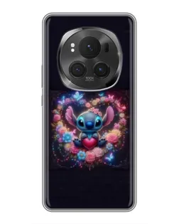 Чехол для Huawei Honor Magic 6 Pro с картинкой «Stitch в цветах» Чехол для Huawei Honor Magic 6 Pro с картинкой «Stitch в цветах»