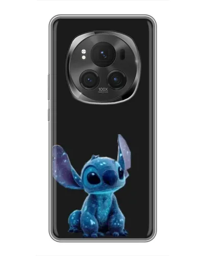 Чехол для Huawei Honor Magic 6 Pro с картинкой «Стич на черном»