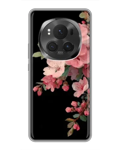 Чехол для Huawei Honor Magic 6 Pro с картинкой «Розовая ветка сакуры»