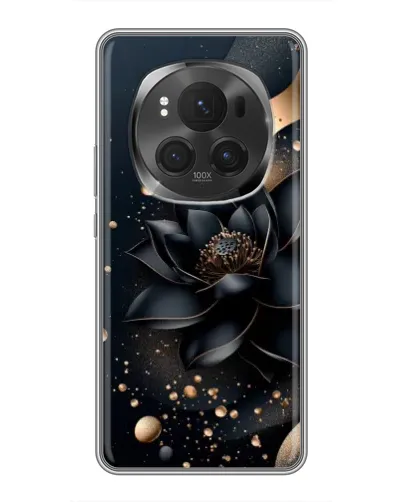 Чехол для Huawei Honor Magic 6 Pro с картинкой «Черный лотос»