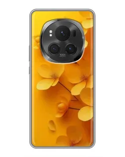 Чехол для Huawei Honor Magic 6 Pro с картинкой «Золотые лепестки»