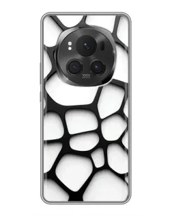 Чехол для Huawei Honor Magic 6 Pro с картинкой «Белая объемная сетка» Чехол для Huawei Honor Magic 6 Pro с картинкой «Белая объемная сетка»
