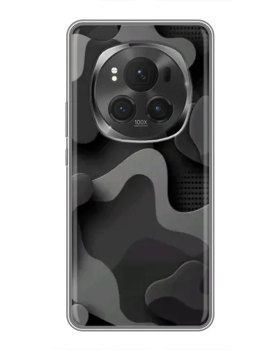 Чехол для Huawei Honor Magic 6 Pro с картинкой «Темный абстрактный камуфляж»
