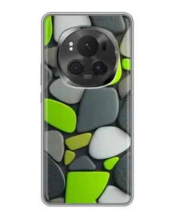 Чехол для Huawei Honor Magic 6 Pro с картинкой «Яркая неоновая галька»