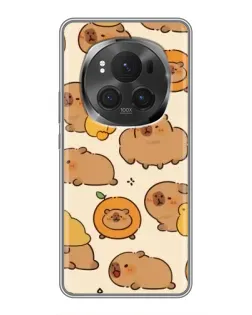 Чехол для Huawei Honor Magic 6 Pro с картинкой «Капибары с апельсинами» Чехол для Huawei Honor Magic 6 Pro с картинкой «Капибары с апельсинами»