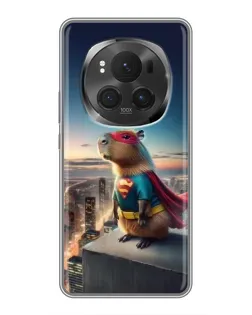 Чехол для Huawei Honor Magic 6 Pro с картинкой «Капи-мен супергерой»