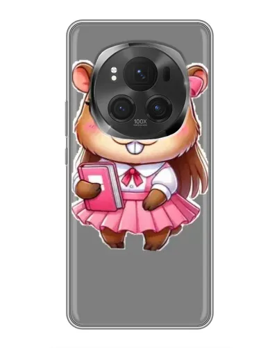 Чехол для Huawei Honor Magic 6 Pro с картинкой «Девочка капибара»