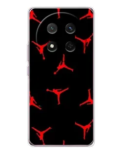 Чехол для Huawei Honor Magic 7 Lite с картинкой «Jordan Red Pattern»