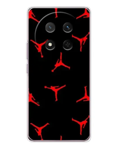 Чехол для Huawei Honor Magic 7 Lite с картинкой «Jordan Red Pattern»