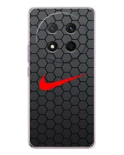 Чехол для Huawei Honor Magic 7 Lite с картинкой «Nike — карбоновая сетка»
