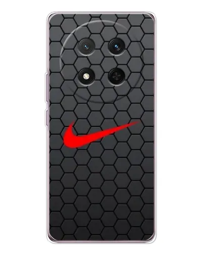 Чехол для Huawei Honor Magic 7 Lite с картинкой «Nike — карбоновая сетка»