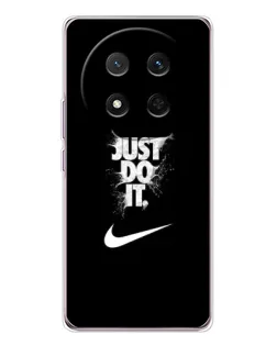 Чехол для Huawei Honor Magic 7 Lite с картинкой «Текстовый принт Nike»