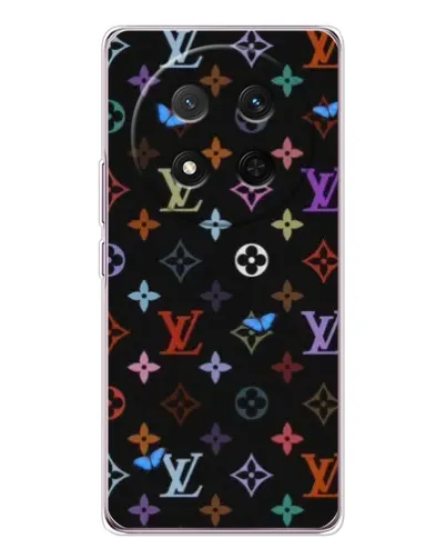 Чехол для Huawei Honor Magic 7 Lite с картинкой «Цветная монограмма LV»