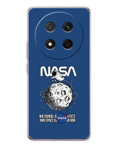 Чехол для Huawei Honor Magic 7 Lite с картинкой «NASA — лунная миссия»