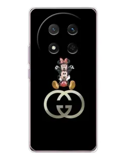 Чехол для Huawei Honor Magic 7 Lite с картинкой «Минни Маус на лого»