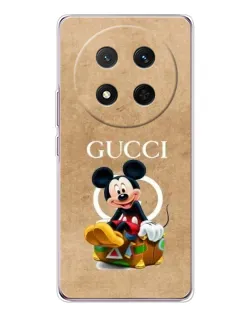 Чехол для Huawei Honor Magic 7 Lite с картинкой «Микки Маус Gucci — крафт»