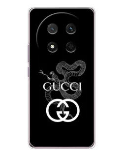 Чехол для Huawei Honor Magic 7 Lite с картинкой «Gucci — серебряная змея»