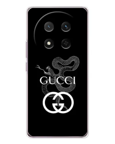 Чехол для Huawei Honor Magic 7 Lite с картинкой «Gucci — серебряная змея» Чехол для Huawei Honor Magic 7 Lite с картинкой «Gucci — серебряная змея»