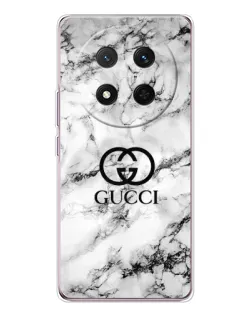 Чехол для Huawei Honor Magic 7 Lite с картинкой «Gucci — мраморный шик»