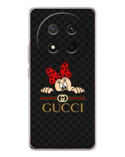Чехол для Huawei Honor Magic 7 Lite с картинкой «Минни Маус Gucci — черный» Чехол для Huawei Honor Magic 7 Lite с картинкой «Минни Маус Gucci — черный»
