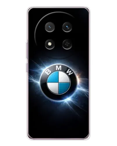 Чехол для Huawei Honor Magic 7 Lite с картинкой «BMW — неоновое сияние»