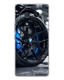 Чехол для Huawei Honor Magic 7 Lite с картинкой «Колесо BMW вблизи»