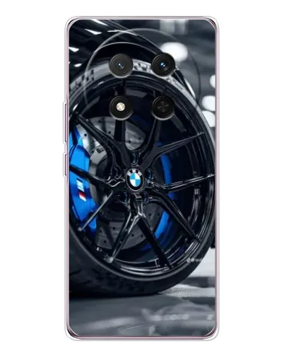 Чехол для Huawei Honor Magic 7 Lite с картинкой «Колесо BMW вблизи»