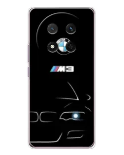 Чехол для Huawei Honor Magic 7 Lite с картинкой «Минималистичный принт BMW M3»