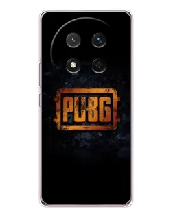 Чехол для Huawei Honor Magic 7 Lite с картинкой «PUBG — золотой логотип»