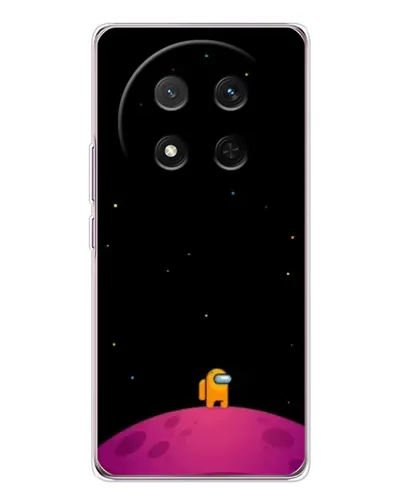 Чехол для Huawei Honor Magic 7 Lite с картинкой «Одинокий герой на планете»