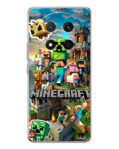 Чехол для Huawei Honor Magic 7 Lite с картинкой «Замок Minecraft» Чехол для Huawei Honor Magic 7 Lite с картинкой «Замок Minecraft»