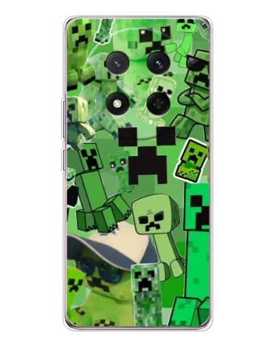 Чехол для Huawei Honor Magic 7 Lite с картинкой «Криперы Minecraft» Чехол для Huawei Honor Magic 7 Lite с картинкой «Криперы Minecraft»